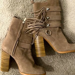 Zara fringe boots